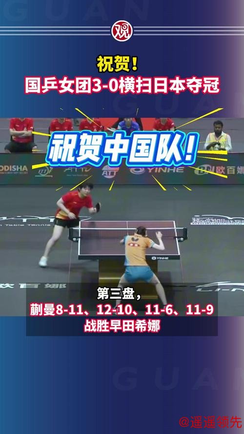 亚锦赛国乒女团3-0中国香港进决赛 静待印度日本